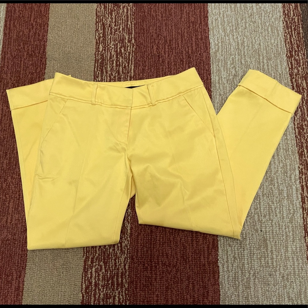 7th Ave New York and Company yellow pants